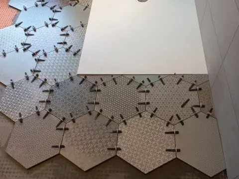 Pose de carrelage sur mesure salle de bain Mulhouse