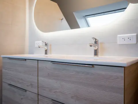Installation meuble double vasques Waldighoffen