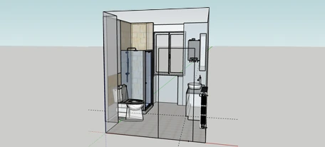 Plan 3D gratuit création salle de bain